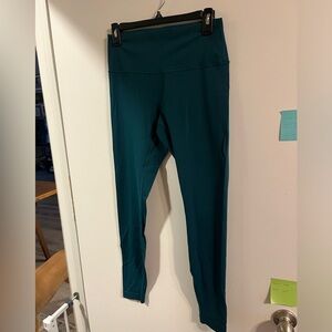 Lululemon teal running tights